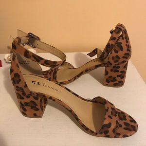 Leopard shoes! NEVER WORN